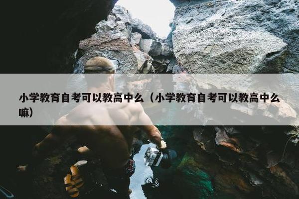 小学教育自考可以教高中么（小学教育自考可以教高中么嘛）