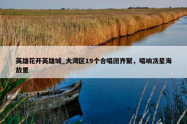 英雄花开英雄城_大湾区19个合唱团齐聚，唱响冼星海故里