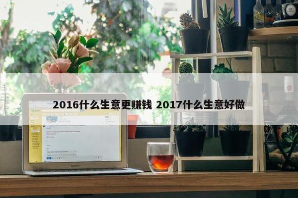 2016什么生意更赚钱 2017什么生意好做