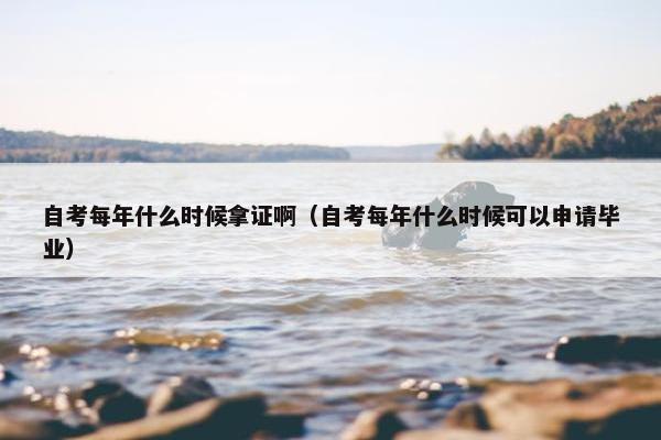 自考每年什么时候拿证啊（自考每年什么时候可以申请毕业）