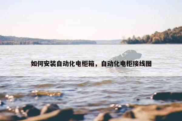 如何安装自动化电柜箱，自动化电柜接线图