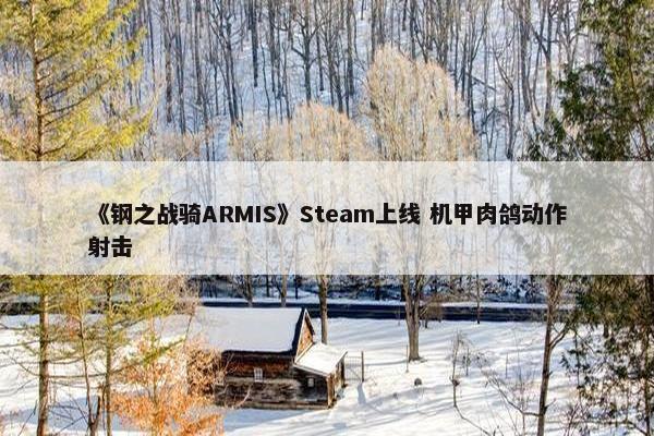 《钢之战骑ARMIS》Steam上线 机甲肉鸽动作射击