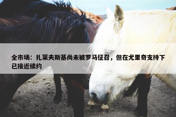 全市场：扎莱夫斯基尚未被罗马征召，但在尤里奇支持下已接近续约