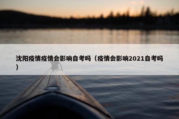 沈阳疫情疫情会影响自考吗（疫情会影响2021自考吗）