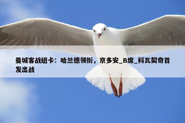 曼城客战纽卡：哈兰德领衔，京多安_B席_科瓦契奇首发出战