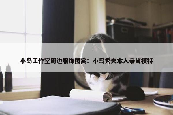 小岛工作室周边服饰图赏：小岛秀夫本人亲当模特