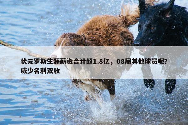 状元罗斯生涯薪资合计超1.8亿，08届其他球员呢？威少名利双收