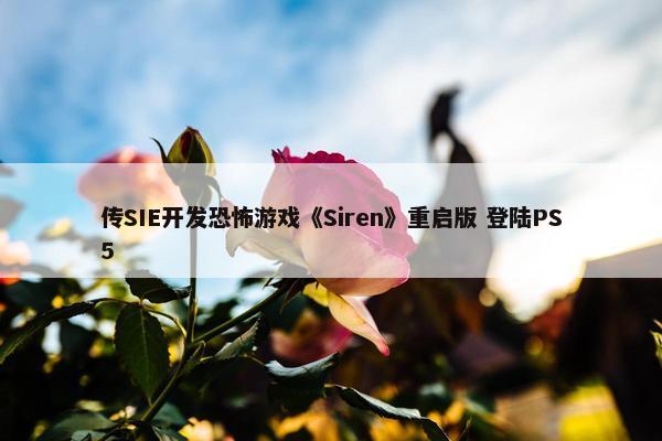 传SIE开发恐怖游戏《Siren》重启版 登陆PS5