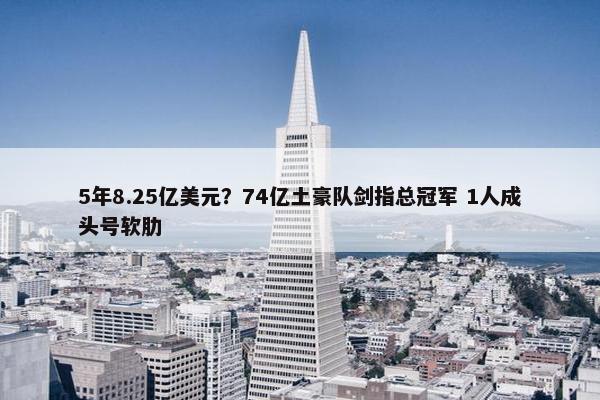 5年8.25亿美元？74亿土豪队剑指总冠军 1人成头号软肋