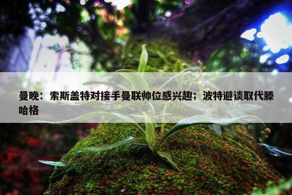 曼晚：索斯盖特对接手曼联帅位感兴趣；波特避谈取代滕哈格