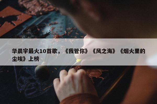 华晨宇最火10首歌，《我管你》《风之海》《烟火里的尘埃》上榜