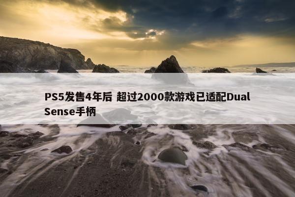 PS5发售4年后 超过2000款游戏已适配DualSense手柄