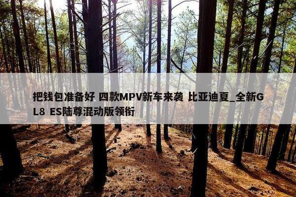 把钱包准备好 四款MPV新车来袭 比亚迪夏_全新GL8 ES陆尊混动版领衔