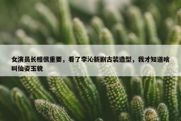 女演员长相很重要，看了李沁新剧古装造型，我才知道啥叫仙姿玉貌