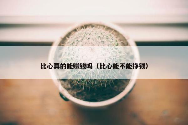 比心真的能赚钱吗（比心能不能挣钱）