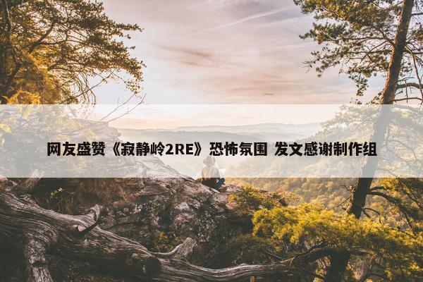 网友盛赞《寂静岭2RE》恐怖氛围 发文感谢制作组