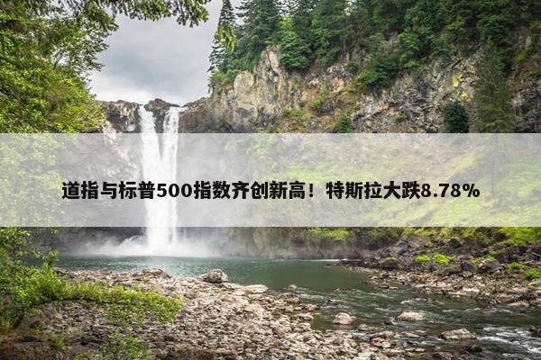 道指与标普500指数齐创新高！特斯拉大跌8.78%