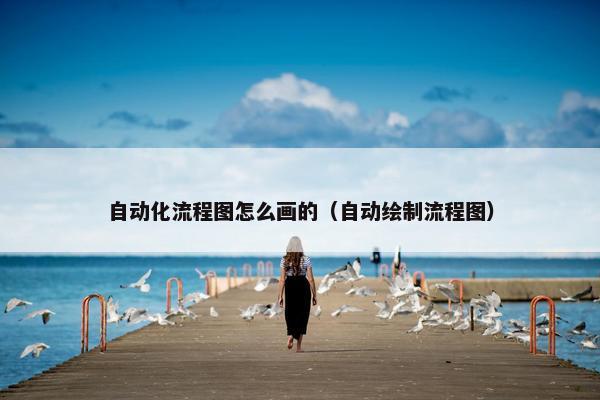 自动化流程图怎么画的（自动绘制流程图）