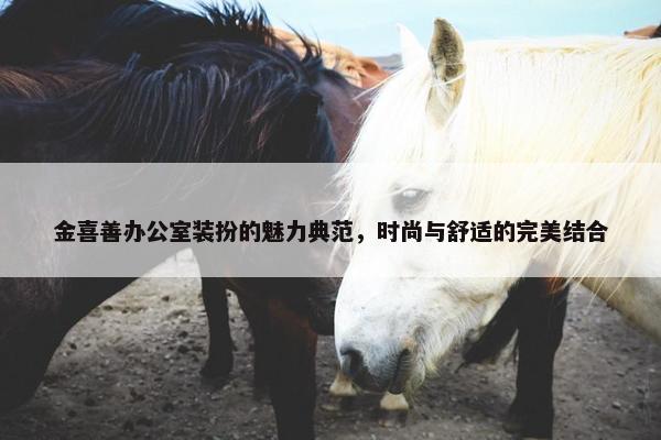 金喜善办公室装扮的魅力典范，时尚与舒适的完美结合