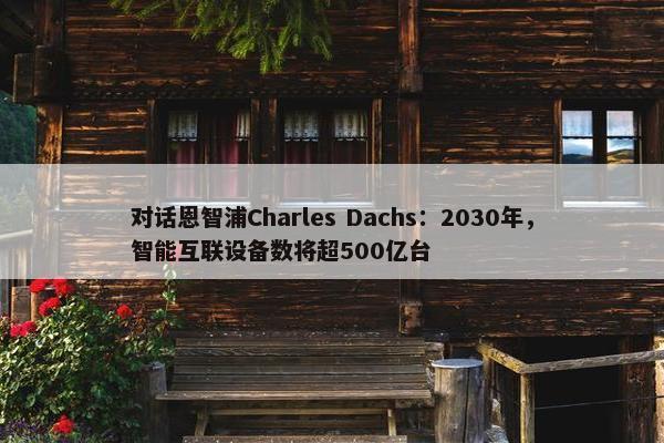 对话恩智浦Charles Dachs：2030年，智能互联设备数将超500亿台