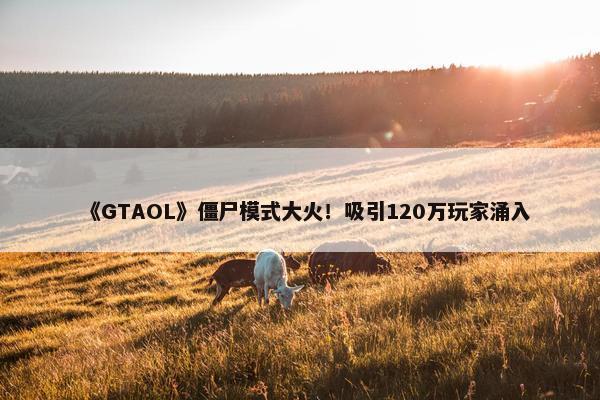 《GTAOL》僵尸模式大火！吸引120万玩家涌入