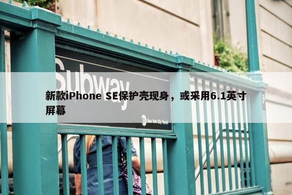 新款iPhone SE保护壳现身，或采用6.1英寸屏幕