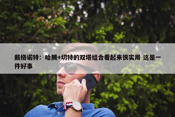 戴格诺特：哈腾+切特的双塔组合看起来很实用 这是一件好事