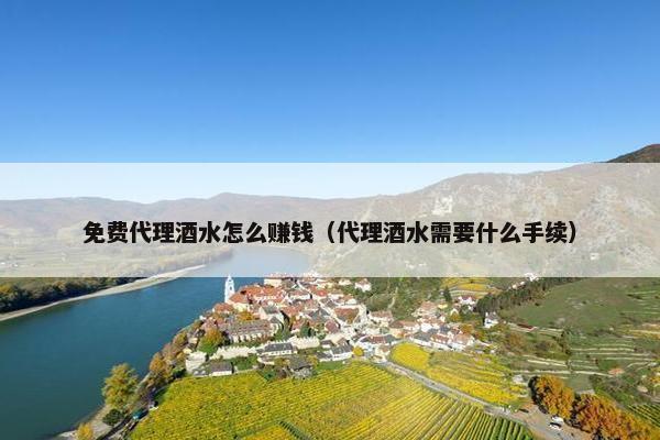 免费代理酒水怎么赚钱（代理酒水需要什么手续）