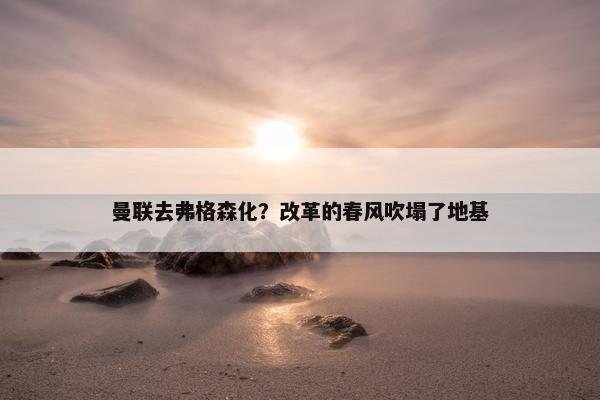 曼联去弗格森化？改革的春风吹塌了地基