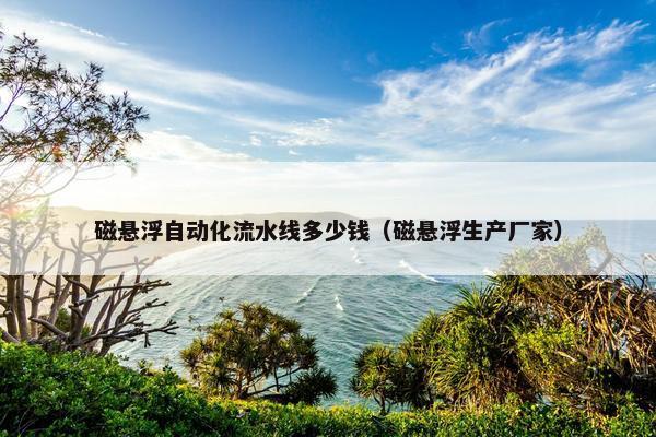 磁悬浮自动化流水线多少钱（磁悬浮生产厂家）