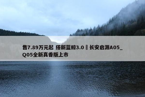 售7.89万元起 搭新蓝鲸3.0 长安启源A05_Q05全新真香版上市