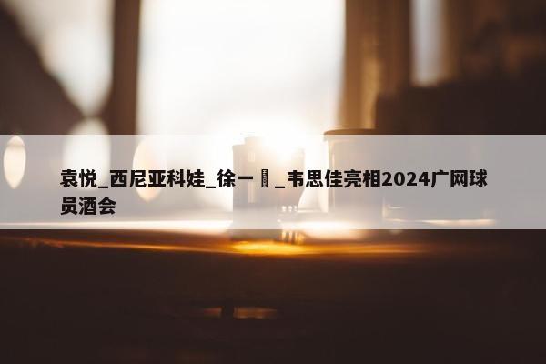 袁悦_西尼亚科娃_徐一璠_韦思佳亮相2024广网球员酒会