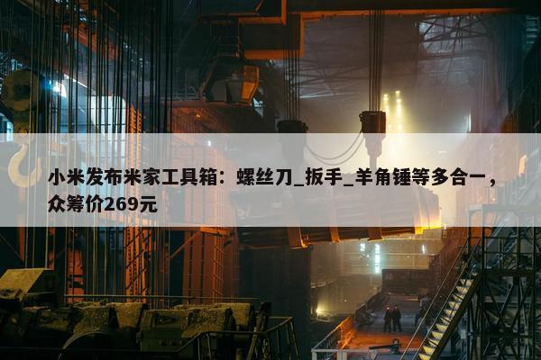 小米发布米家工具箱：螺丝刀_扳手_羊角锤等多合一，众筹价269元