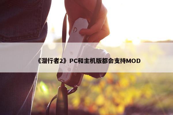 《潜行者2》PC和主机版都会支持MOD