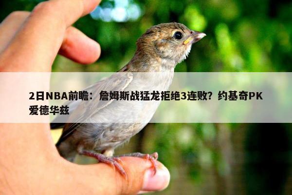 2日NBA前瞻：詹姆斯战猛龙拒绝3连败？约基奇PK爱德华兹