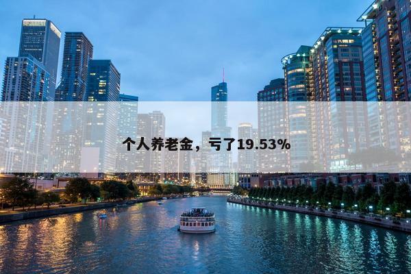 个人养老金，亏了19.53%