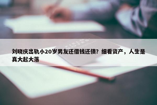 刘晓庆出轨小20岁男友还借钱还债？细看资产，人生是真大起大落