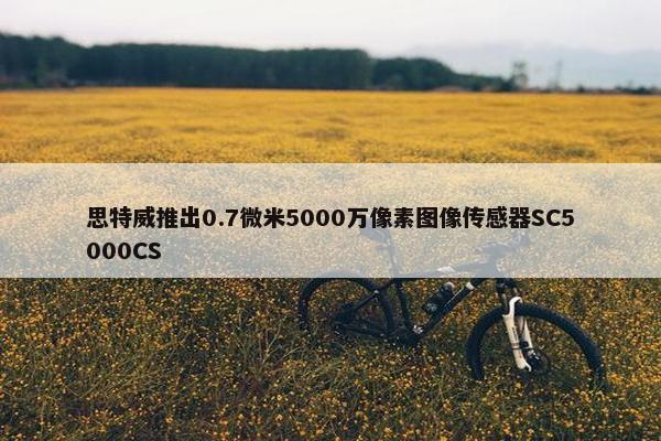 思特威推出0.7微米5000万像素图像传感器SC5000CS