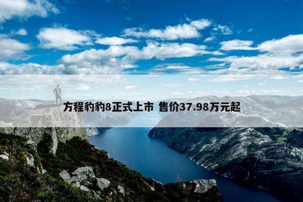 方程豹豹8正式上市 售价37.98万元起