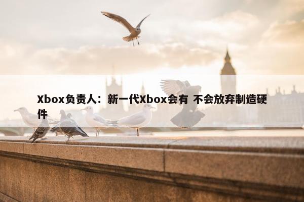 Xbox负责人：新一代Xbox会有 不会放弃制造硬件