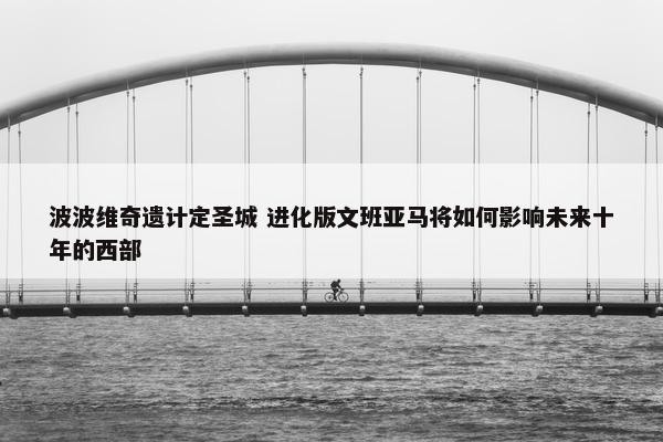 波波维奇遗计定圣城 进化版文班亚马将如何影响未来十年的西部