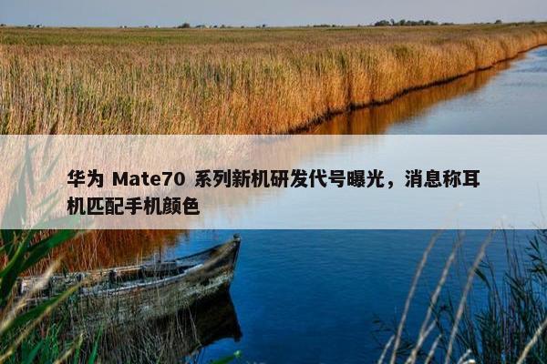 华为 Mate70 系列新机研发代号曝光，消息称耳机匹配手机颜色