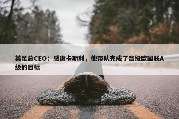 英足总CEO：感谢卡斯利，他带队完成了晋级欧国联A级的目标