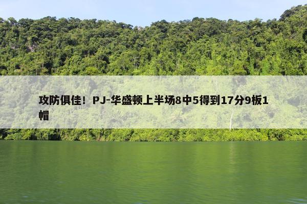 攻防俱佳！PJ-华盛顿上半场8中5得到17分9板1帽