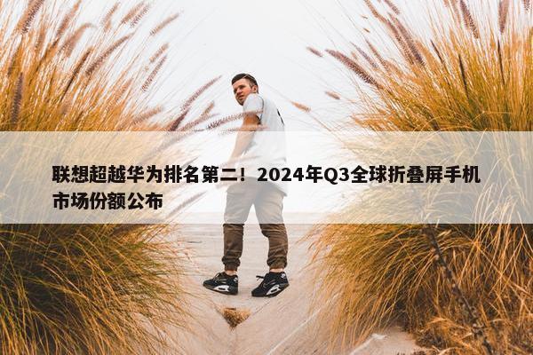 联想超越华为排名第二！2024年Q3全球折叠屏手机市场份额公布