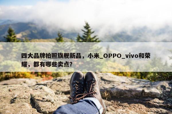 四大品牌拍照旗舰新品，小米_OPPO_vivo和荣耀，都有哪些卖点？