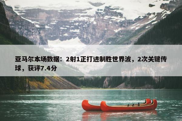 亚马尔本场数据：2射1正打进制胜世界波，2次关键传球，获评7.4分