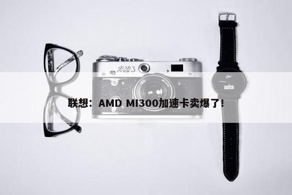 联想：AMD MI300加速卡卖爆了！