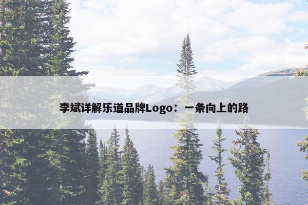 李斌详解乐道品牌Logo：一条向上的路