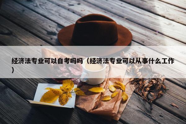 经济法专业可以自考吗吗（经济法专业可以从事什么工作）